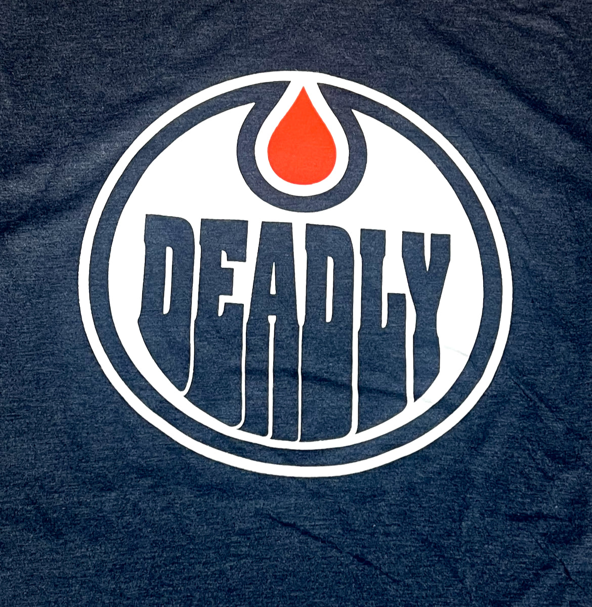 Blue Deadly Oilers T-Shirt