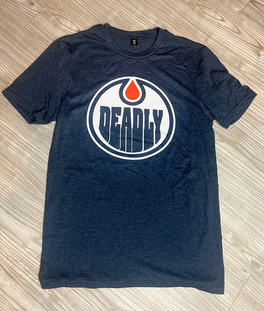 Blue Deadly Oilers T-Shirt