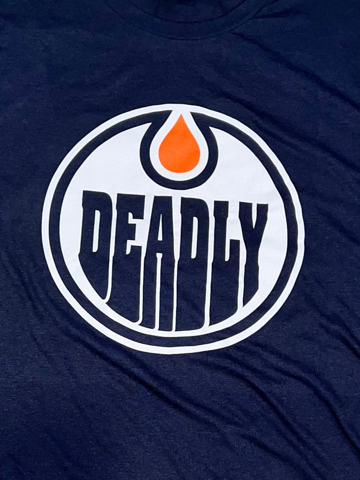 Blue Deadly Oilers T-Shirt