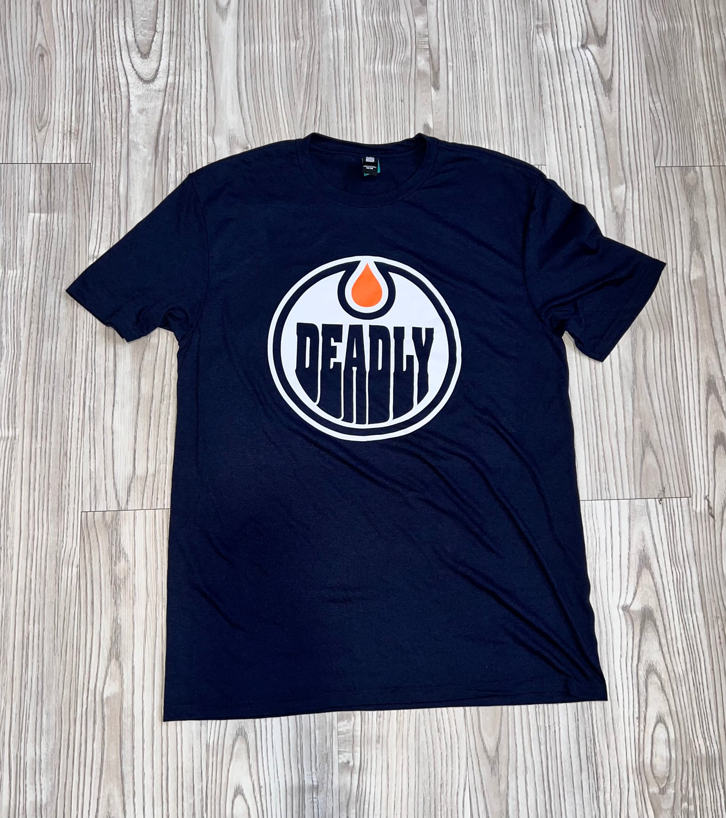 Blue Deadly Oilers T-Shirt